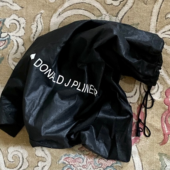 Donald J. Pliner | Leather Shoulder Bag with Braided Handles ♥ NWOT - Picture 8 of 9